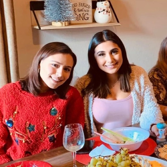 Sherpa Sequin Reindeer Christmas Sweater Pullover - Picture 8 of 8